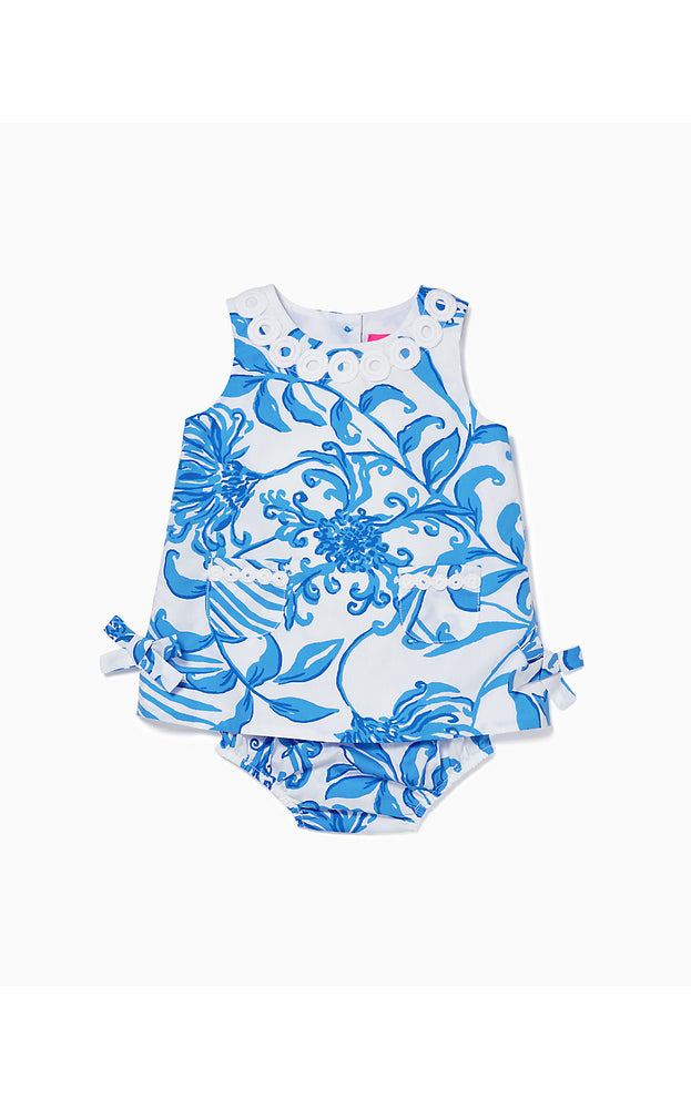 Baby Lilly Infant Shift Dress - Resort White - Glisten In The Sun