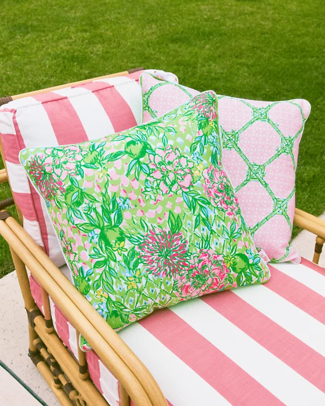 Large Pillow, Lime Feeling Good