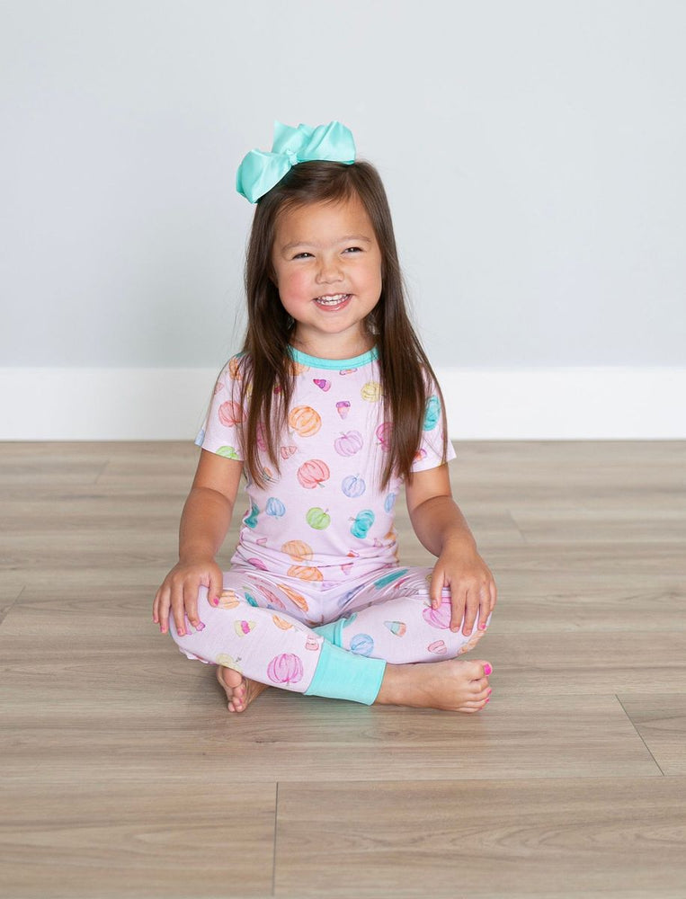 Pumpkin 2 Piece PJ Set - Pink