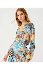 Elsa Silk Top - Breezy Aqua Lilly's Zoo
