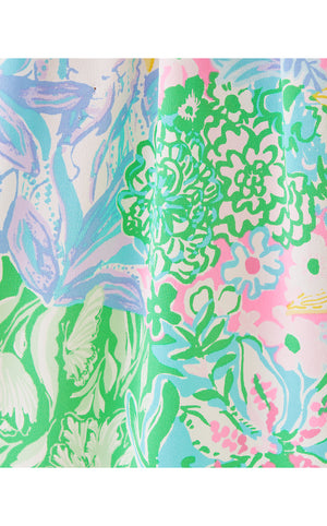 Elsa Silk Top - Multi Bright Delight Patch