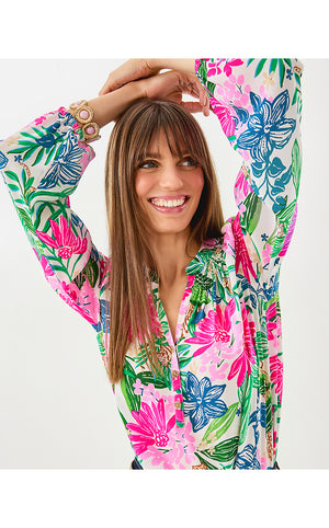 Elsa Silk Top - Multi Endless Summers