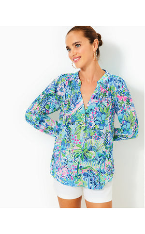 Elsa Silk Top - Multi Lillys House Anniversary Elsa