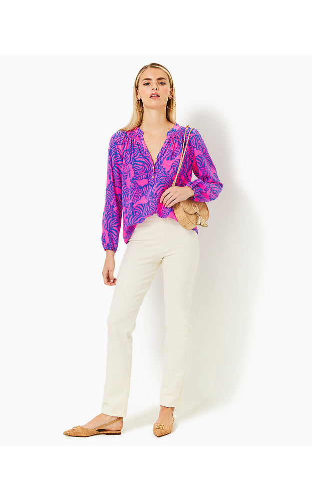 Elsa Silk Top - Passion Fruit Pink - Wild Nights