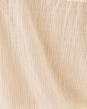 Sea View Button Down Top - Wicker Tan LTWT Oxford Stripe