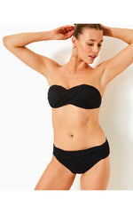 Cay Bandeau Swim Top - Noir