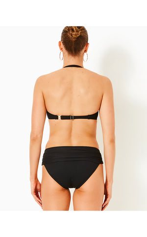 Cay Bandeau Swim Top - Noir