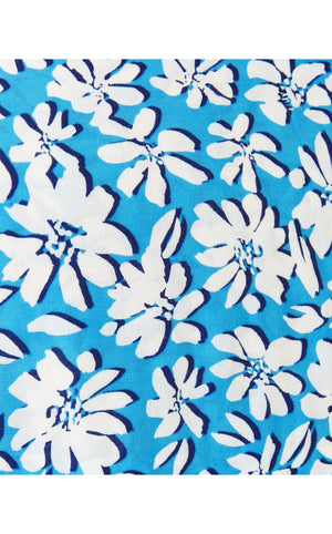 Natalie Shirtdress Cover-Up - Lunar Blue - Palm Beach Petals