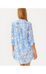 Natalie Shirtdress Cover-Up- Resort White - Tall Tales