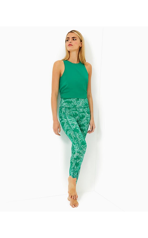 UPF 50+ Luxletic 26" High Rise Weekender Legging - Fiddle Leaf Green Safari Party