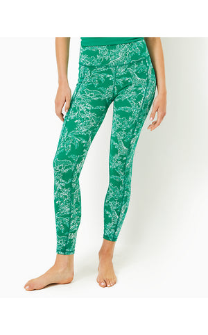 UPF 50+ Luxletic 26" High Rise Weekender Legging - Fiddle Leaf Green Safari Party