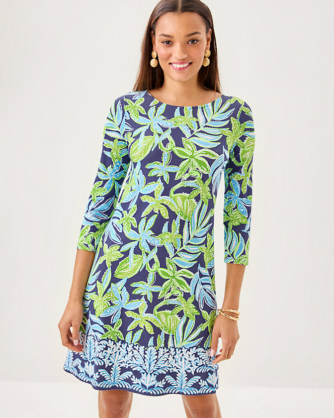 Ophelia Swing Dress - Sapphire Pool Tropical Tango Engineered