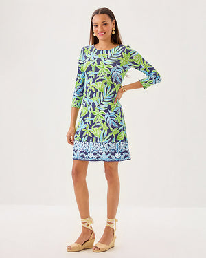Ophelia Swing Dress - Sapphire Pool Tropical Tango Engineered