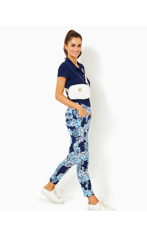 
            
                Load image into Gallery viewer, UPF 50+ Luxletic 28&amp;quot; Corso Pant - Low Tide Navy - Bouquet All Day Golf
            
        
