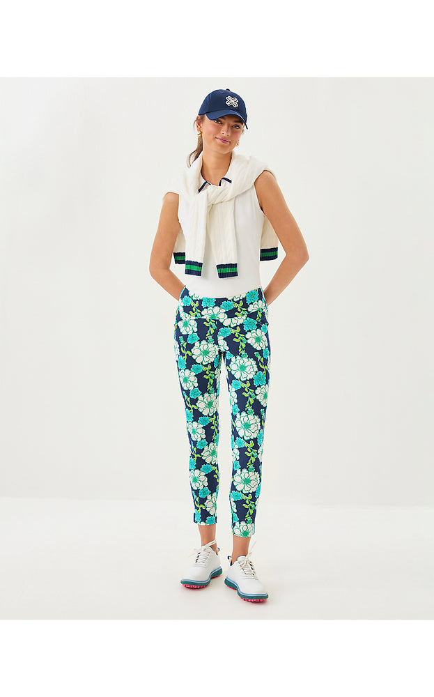 UPF 50+ Luxletic 28" Corso Pant - Low Tide Navy Go Big Golf