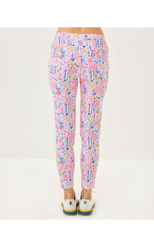 UPF 50+ Luxletic 28" Corso Pant - Multi Summer Serenade Golf