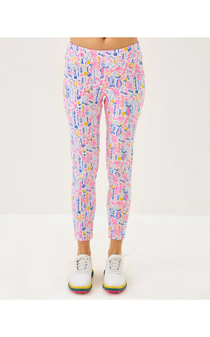 UPF 50+ Luxletic 28" Corso Pant - Multi Summer Serenade Golf