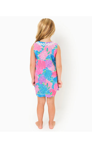 Girls Little Lilly Classic Shift Dress - Multi Beach House Blooms