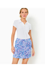 UPF 50+ Luxletic 17" Monica Skort - Calla Lilly Pink - High Tides Good Vibes