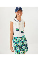UPF 50+ Luxletic 17" Monica Skort - Low Tide Navy Go Big Golf