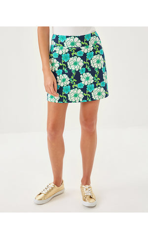 UPF 50+ Luxletic 17" Monica Skort - Low Tide Navy Go Big Golf