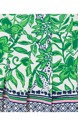 UPF 50+ Luxletic Annora Skort - Fiddle Leaf Green Lil Escape Plan Engineered Skort