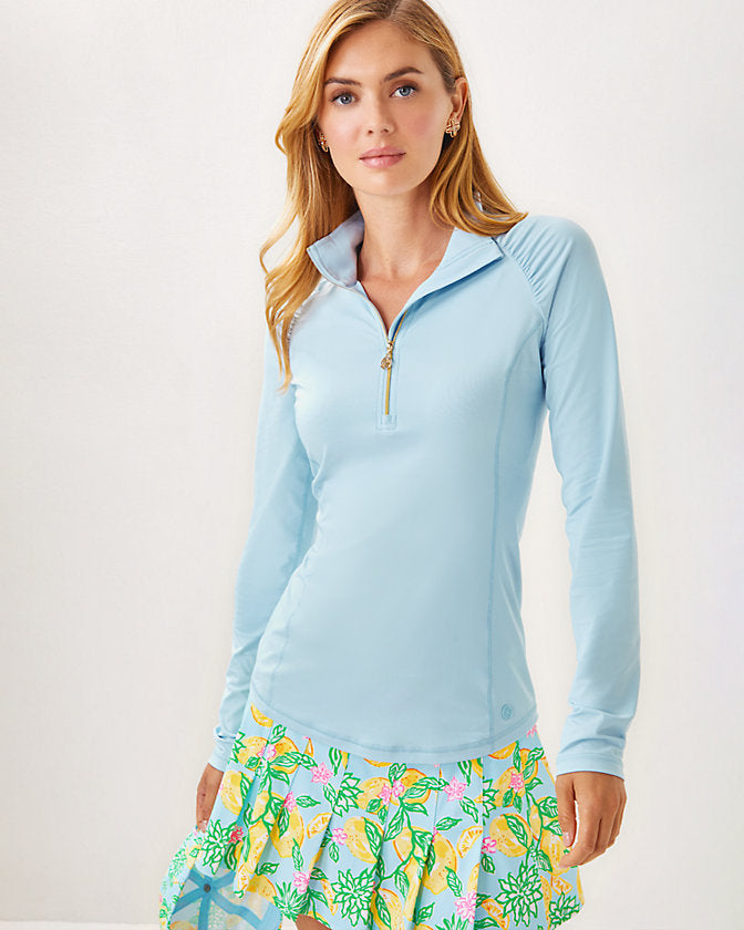 UPF 50+ Luxletic Justine Pullover - Bluette