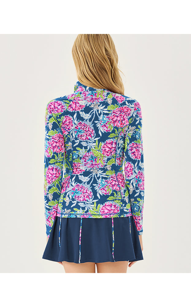 UPF 50+ Luxletic Justine Pullover - Multi Dahlia Licious