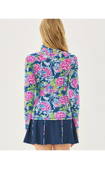 UPF 50+ Luxletic Justine Pullover - Multi Dahlia Licious