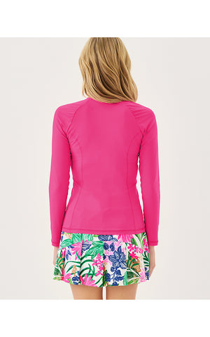 UPF 50+ Luxletic Justine Pullover - Parigi Pink