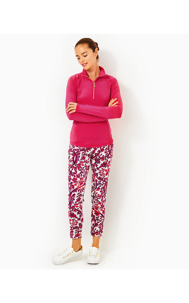 UPF 50+ Luxletic Justine Pullover - Raspberry Rouge