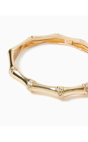 Bamboo Bracelet - Gold Metallic