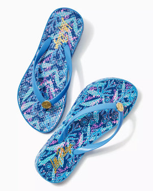 Pool Flip Flop - Barton Blue Star Gazing