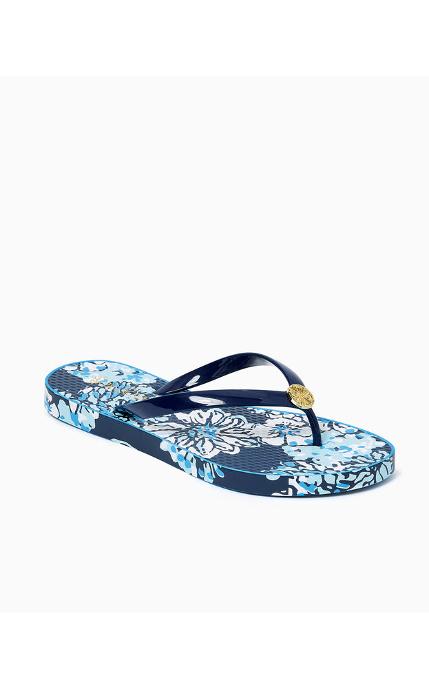 Pool Flip Flop - Low Tide Navy - Bouquet All Day Shoe