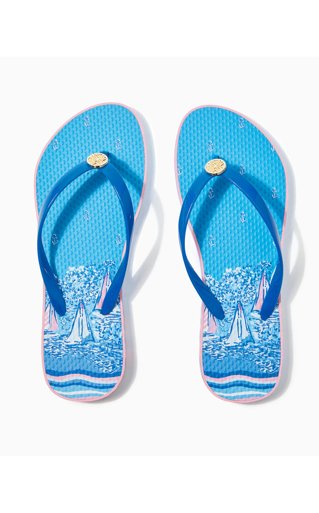 Pool Flip Flop - Lunar Blue - A Lil Nauti Engineered