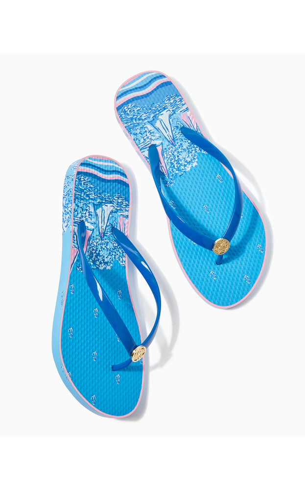 Pool Flip Flop - Lunar Blue - A Lil Nauti Engineered