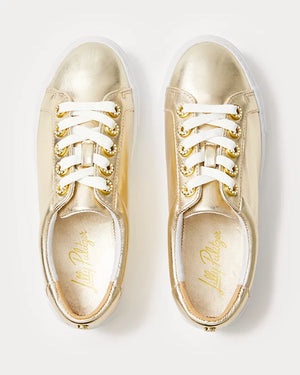 Lux Hallie Sneaker - Gold Metallic