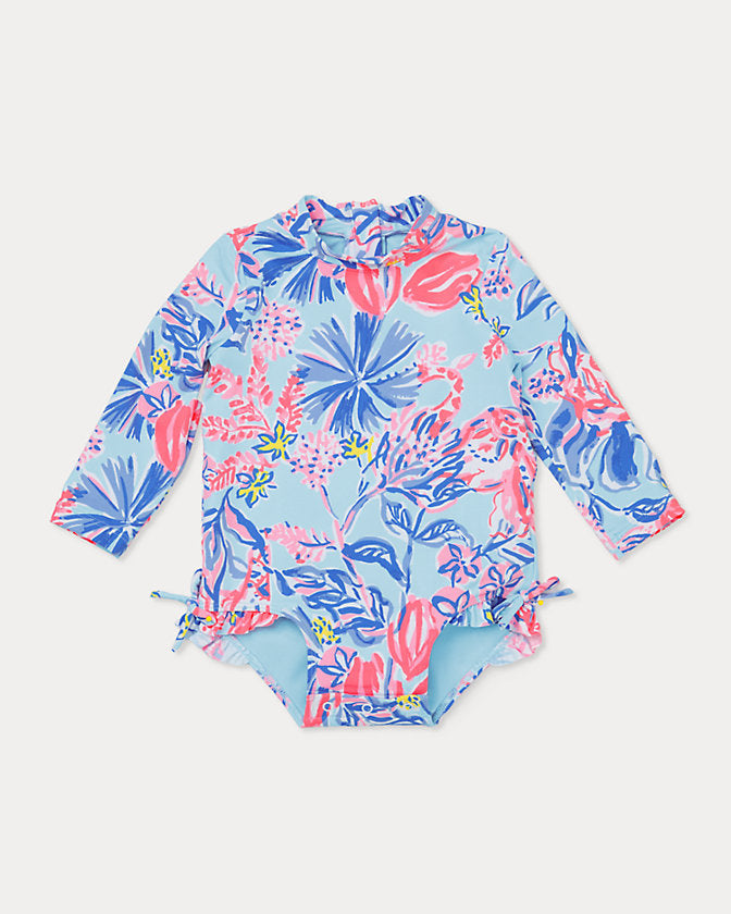 UPF 50+ Idella Infant Swimsuit - Multi Elephant Splash