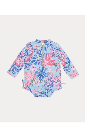 UPF 50+ Idella Infant Swimsuit - Multi Elephant Splash