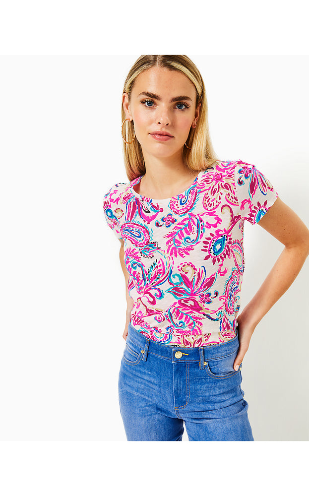 Etta Scoop Neck Top - Coconut - Flitting About