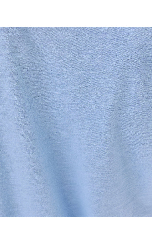 Etta Scoop Neck Top - Jacaranda Blue
