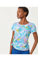 Etta Scoop Neck Top - Multi Wish You Were Here