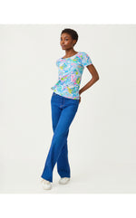 Etta Scoop Neck Top - Multi Wish You Were Here