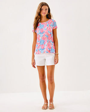 Etta Scoop Neck Top - Resort White Lil Sun Sea Sand