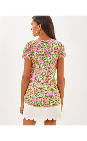 Etta Scoop Neck Top - Rousseau Pink - Mane Character Energy