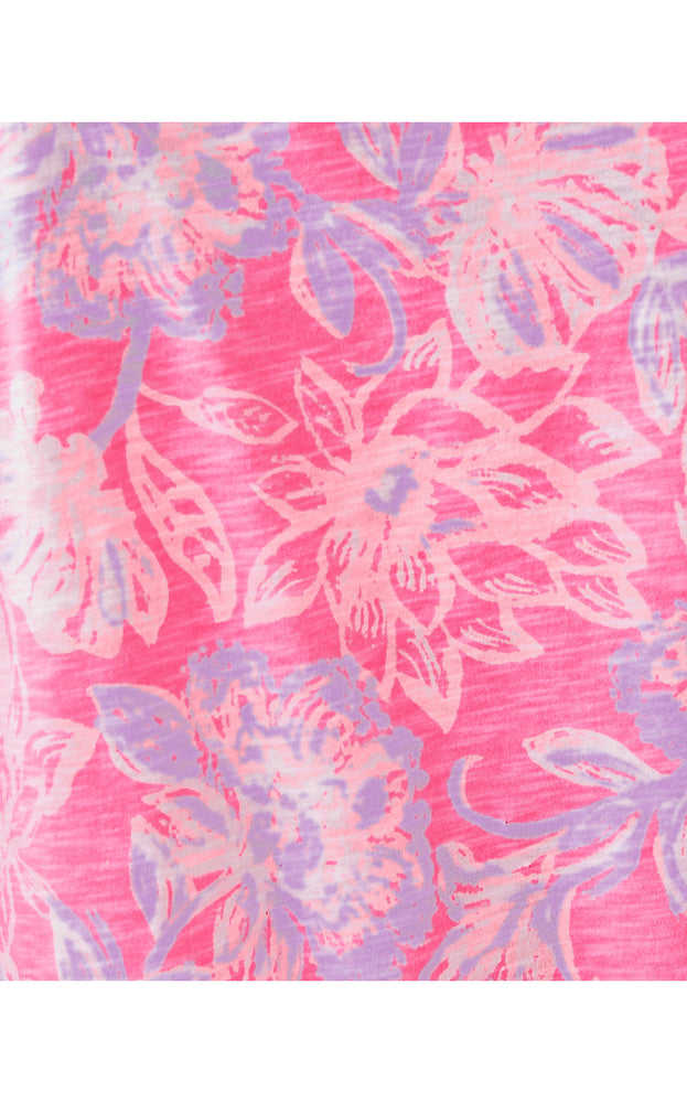 Etta Scoop Neck Top - Rousseau Pink - Zen Garden
