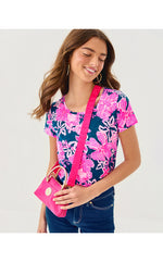 Etta Scoop Neck Top - Starlight Navy Once And Floral