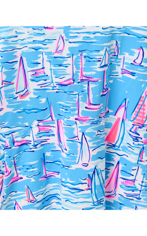 Corrine Skort UPF 50+ - Zanzibar Blue Boatylicious