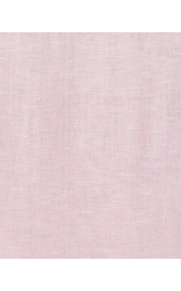 Sea View Linen Button Down Top - Urchin Pink X Resort White