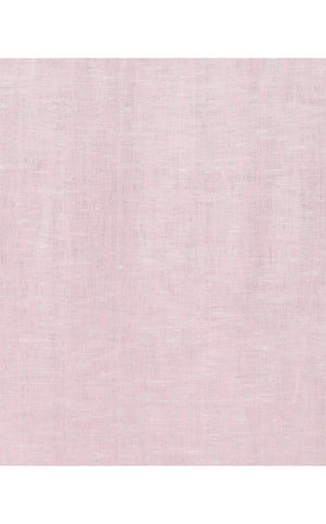 Sea View Linen Button Down Top - Urchin Pink X Resort White